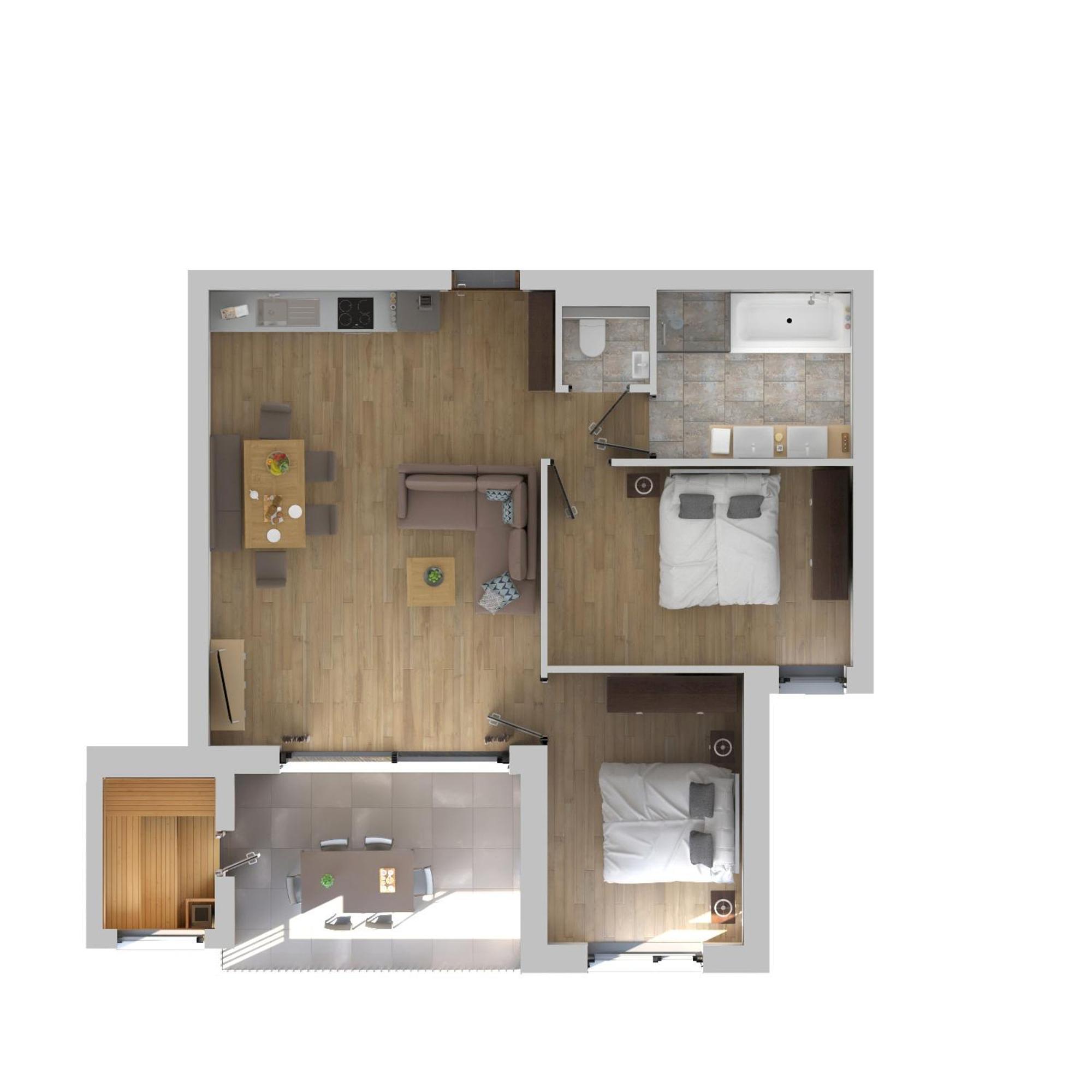 Two-Bedroom Apartment