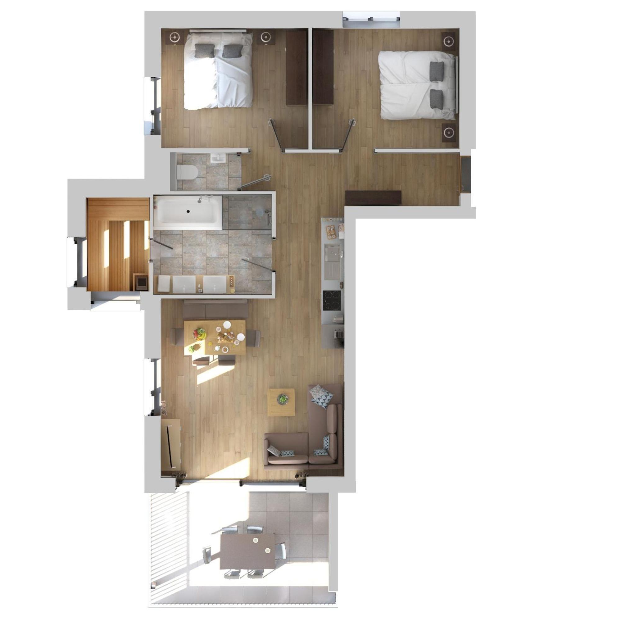 Two-Bedroom Apartment